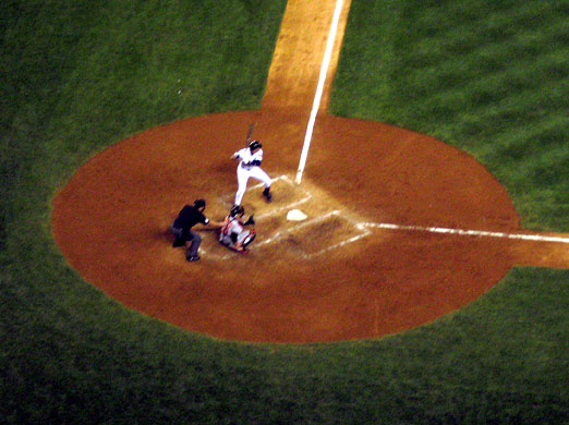 Derek Jeter, at the ready...