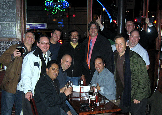 Wally, Kev, P, William, Racine. Pradeep, Dan, David, Paul, Jim, Steve