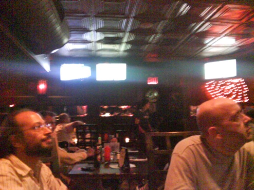 David & Robert anxiously await the Yankees fate!