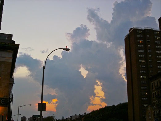 Drama in the skies above New York!
