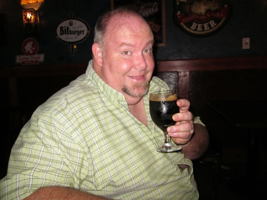 Mr. Personality enjoys a Founders (click to see a BrewCam™ view of what it looked like to Dan!)