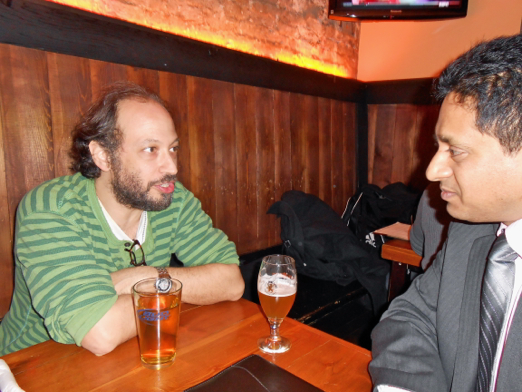 David and "P" waxing poetic
