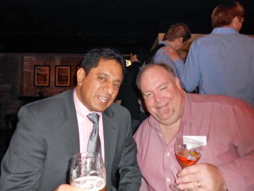 Two good looking guys after some more beer