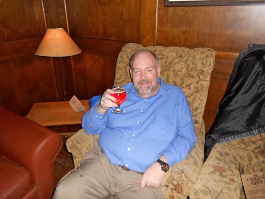 Steve, enjoying beer as it should be