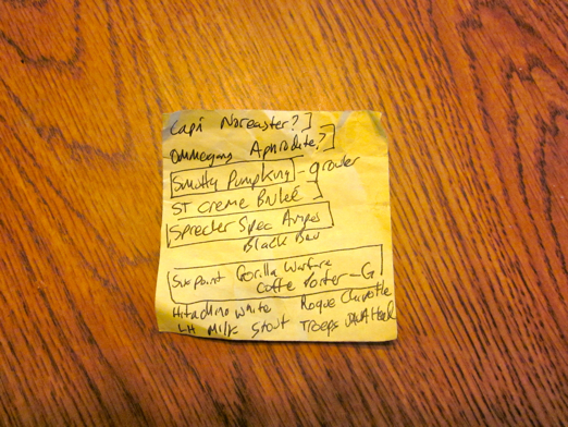 DWO '11: It all started with a shopping list...